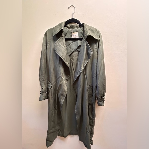 Elie Tahari Jackets & Blazers - Elie Tahari Green Trench Coat